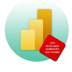 POWER BI Kursai su Nuolaida -33%